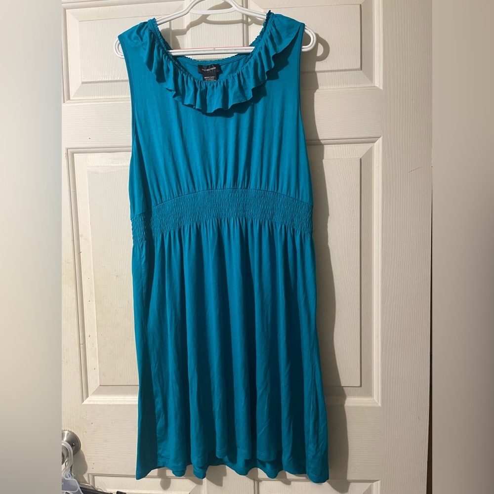 Spense Women’s Ruffle Collar Sundress Missy XXL